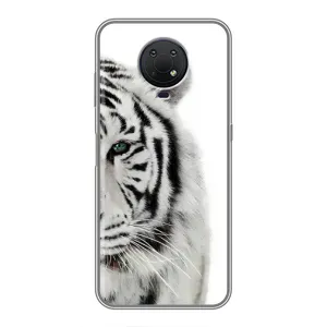 Чохли з картинкою животних Nokia G10 (Білий Тигр)