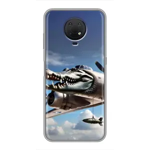 Чехол с мемом Тралалело тралала на Nokia G10 (Бомбардиро крокодило)