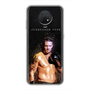 Чохол з картинкою Олександр Усик для Nokia G10 (Боксер Олександр Усик)