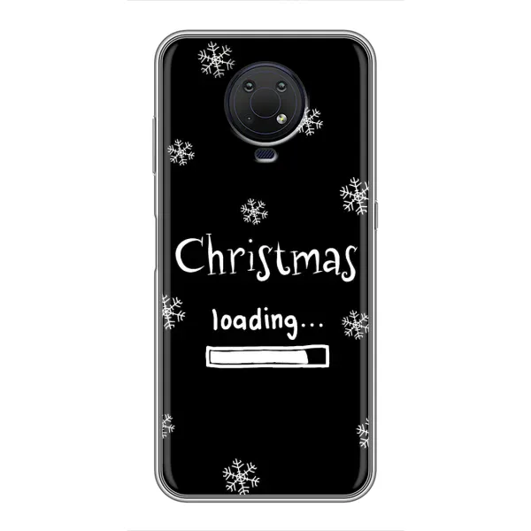 Чехол с принтом «Christmas loading» для Nokia G10