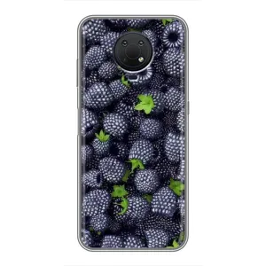 Чехлы с Фруктами для Nokia G10 (VPrint) (Ежевика)