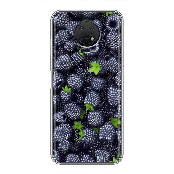 Чехол с принтом «Ежевика» для Nokia G10