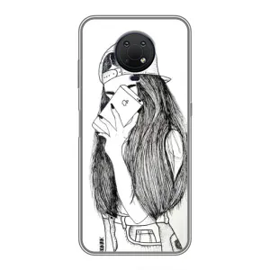 Чохол з принтом «Фото дівчини» для Nokia G10