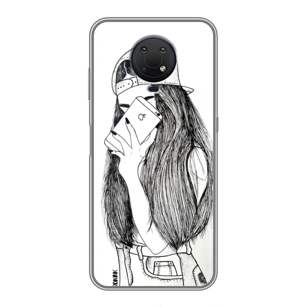 Чохол з принтом «Фото дівчини» для Nokia G10