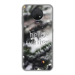Новогодние, Праздничные Чехлы для Nokia G10 - 2024 год (Hello winter)