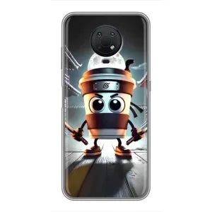 Чехол с мемом Тралалело тралала на Nokia G10 (Капучино асасино)