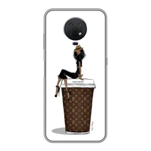 Чохли Луі Вітон для Nokia G10 (AlphaPrint - LOUIS VUITTON) (кава LOUIS VUITTON)