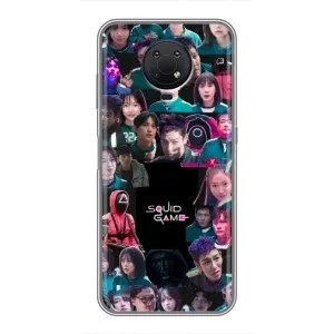 Чехол с принтом «Коллаж Игра кальмара» для Nokia G10