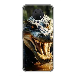 Чохол з картинкою 'Хижаки' для Nokia G10 (Небезпечний крокодил)