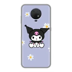 Чохол з кроликом Куромі на Nokia G10 (Куромі в квітах)