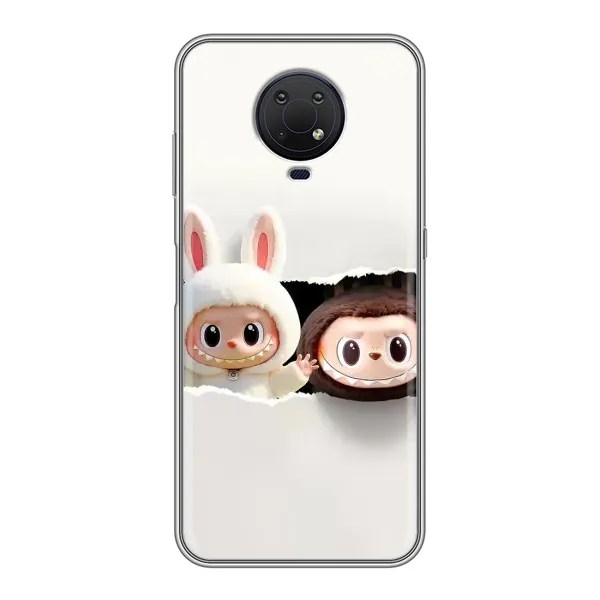 Чохол з принтом «Лабубу» для Nokia G10