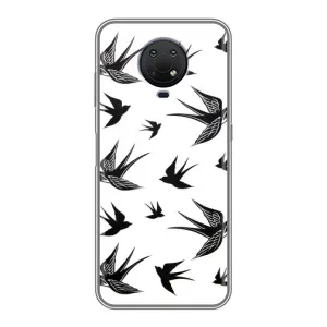 Чохол з пташками на Nokia G10 (VPrint) (Ластівки)