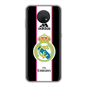 Чехол для Nokia G10 с принтом Реал Мадрид (Лого Real Madrid)