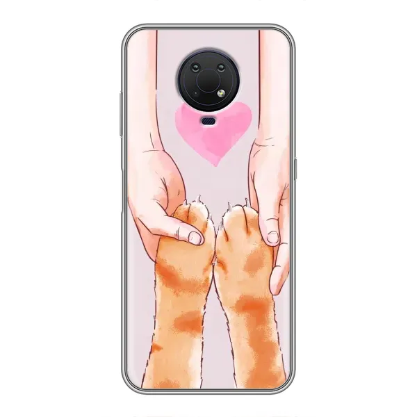 Чохол з принтом «Любовь до котиків» для Nokia G10 Чохол з принтом «Любовь до котиків» для Nokia G10