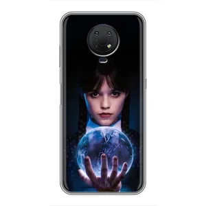 Чехол с дизайном Венздей 2 на Nokia G10 (Магическая сфера Уэнздей)