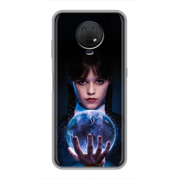 Чехол с принтом «Магическая сфера Уэнздей» для Nokia G10