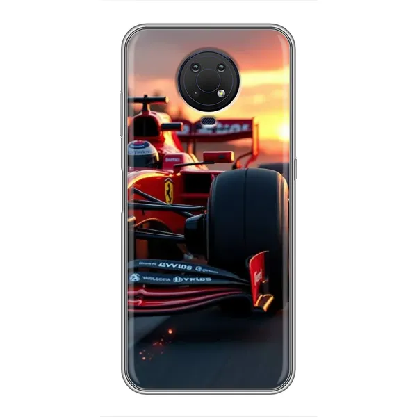 Чехол с принтом «Макларен на закате» для Nokia G10