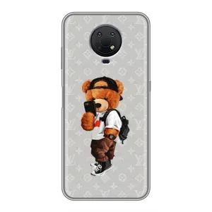 Бренднові Чохли для Nokia G10 - (PREMIUMPrint) (Ведмедик Луі)