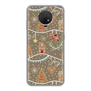Новогодние, Праздничные Чехлы для Nokia G10 - 2024 год (Новогодние пряники)