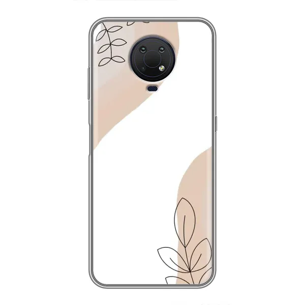 Чохол з принтом «Нюдова гілочка абстракція» для Nokia G10