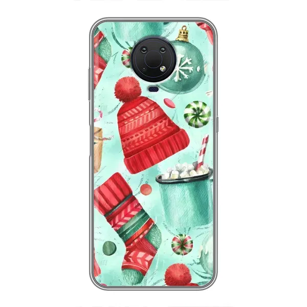 Чехол с принтом «Одежда НГ» для Nokia G10 Чехол с принтом «Одежда НГ» для Nokia G10