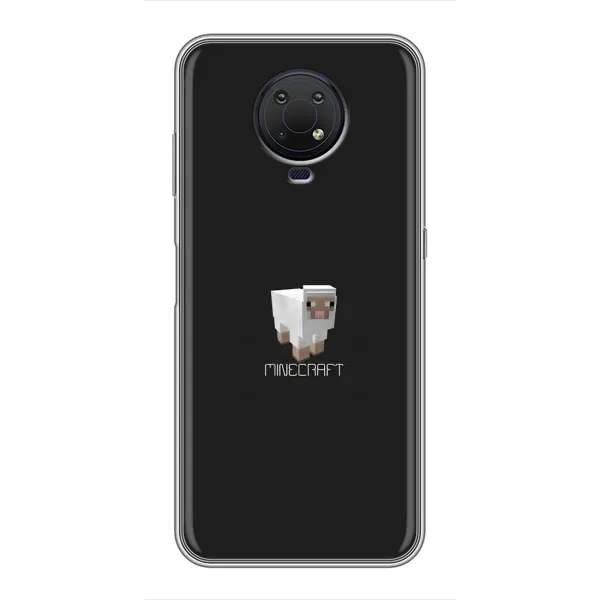Чехол с принтом «Овечка Майнкрафт» для Nokia G10