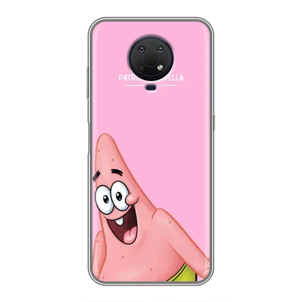 Чохол з принтом «Персонаж Патрік» для Nokia G10 Чохол з принтом «Персонаж Патрік» для Nokia G10