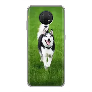 Чохол з Хаскі Nokia G10 - (AlphaPrint) (Радісний Хаскі)