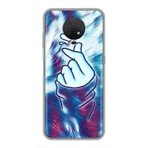 Чохол з принтом «Радужне серце» для Nokia G10