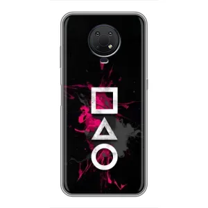 Чехол с принтом «Символы Игра кальмара» для Nokia G10