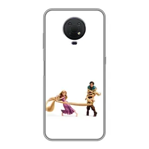 Чохол з принтом «Рапунцель та Флін» для Nokia G10
