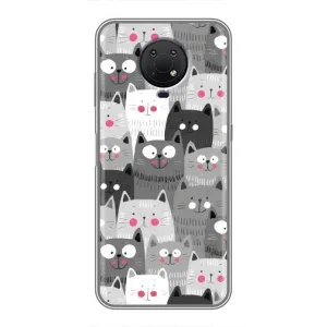 Чохли з Котиками для Nokia G10 (VPrint) (Мальовані котики)