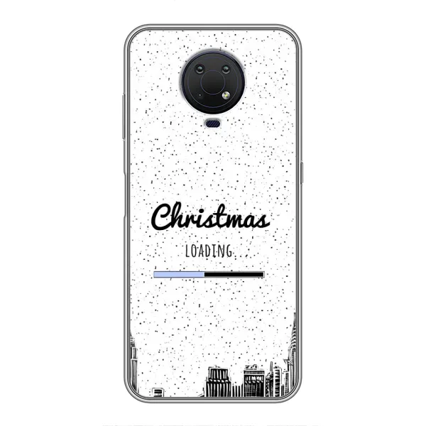 Чехол с принтом «Рождество загружается» для Nokia G10