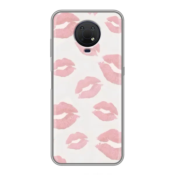 Чохол з принтом «Рожеві губи» для Nokia G10
