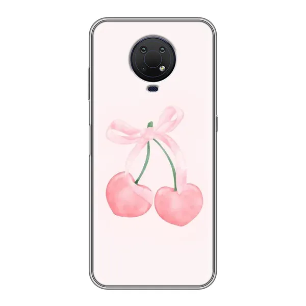 Чохол з принтом «Рожеві вишні» для Nokia G10