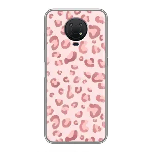 Чохол з розовим принтом для Nokia G10 (Рожевий леопард)