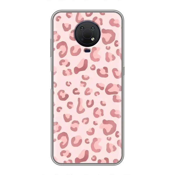 Чохол з принтом «Рожевий леопард» для Nokia G10
