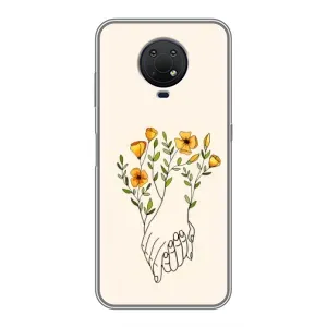 Чехол с принтом «Руки любви» для Nokia G10