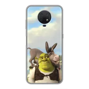 Чохол з мультфільмом Шрек на Nokia G10 (Шрек та Осел)