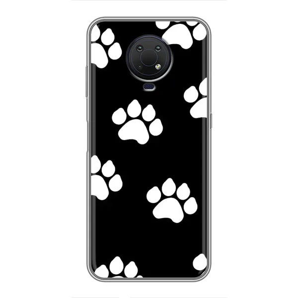 Чохол з принтом «Сліди собаки» для Nokia G10