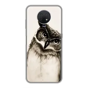 Чохол з пташками на Nokia G10 (VPrint) (Сова)