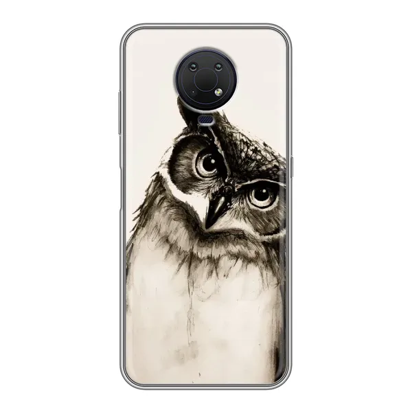 Чехол с принтом «Сова» для Nokia G10