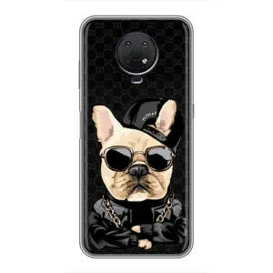 Чохли з крутими принтами для Nokia G10 - (PREMIUMPrint) (Стильна собака)