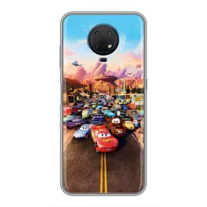 Силіконовий чохол Маквін для Nokia G10 (Тачки на трасі)