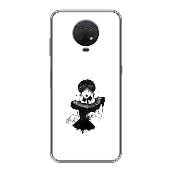 Чехол с принтом «танец Уэнздей» для Nokia G10