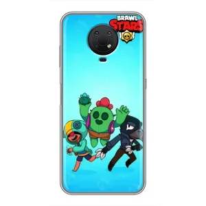 Чехол с принтом «Трио героев» для Nokia G10