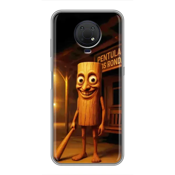 Чехол с принтом «Тунг тунг сахур» для Nokia G10 Чехол с принтом «Тунг тунг сахур» для Nokia G10