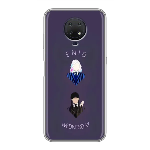 Чехол с принтом «Уэнздей и подруга» для Nokia G10