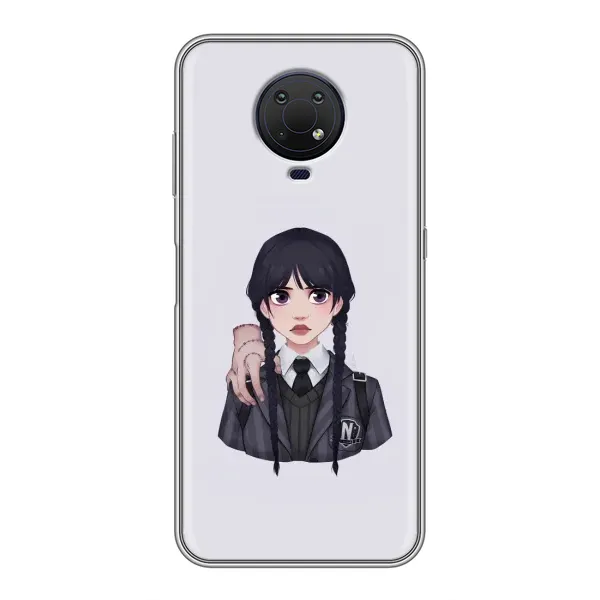Чехол с принтом «Уэнздей и Вещь» для Nokia G10