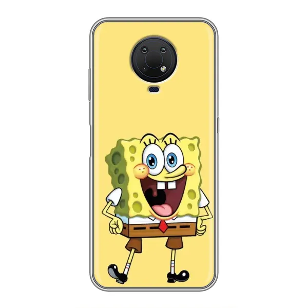 Чохол з принтом «Веселий Спанч Боб» для Nokia G10 Чохол з принтом «Веселий Спанч Боб» для Nokia G10